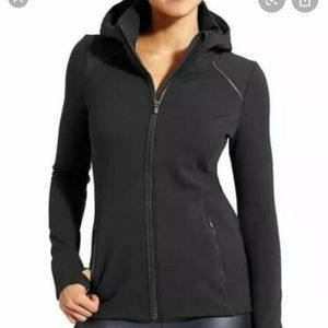 Athleta Stronger Hoodie. Black. Large. UEC